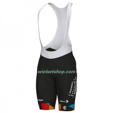 Fietsbroek Kort met Bretels 2022 Bahrain Victorious - Zwart